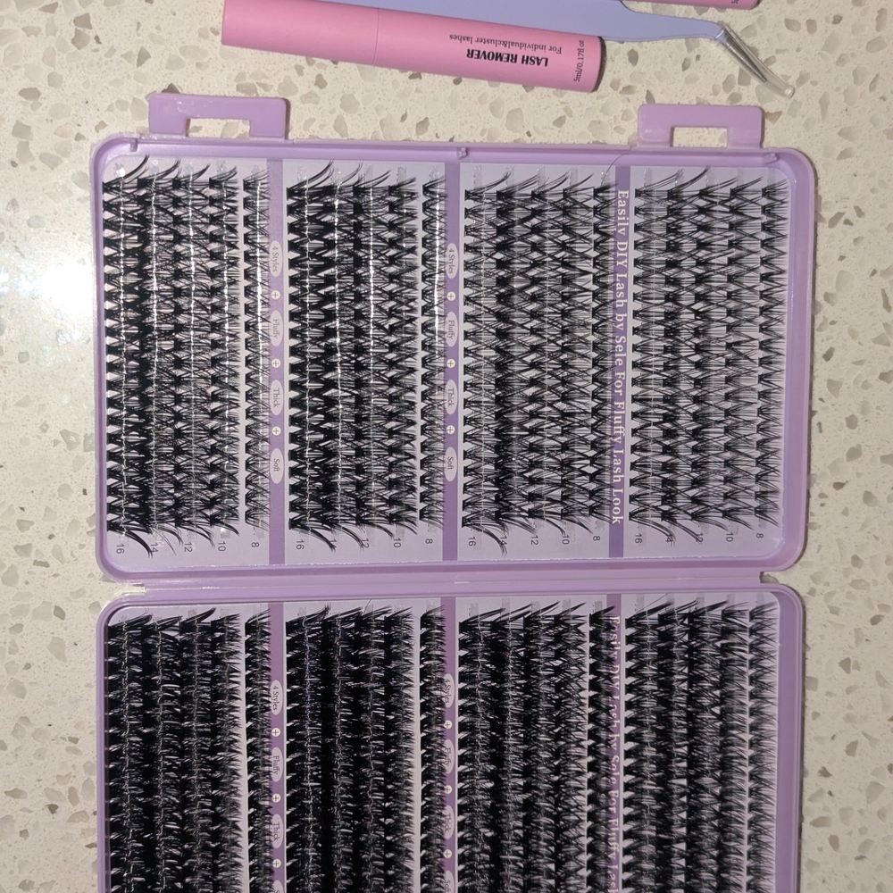 Purple Eyelash Extension Kit